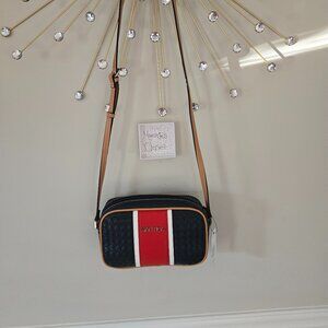 Nautica Bag Strait On Woven Indigo Multi New With Tags MSRP 59